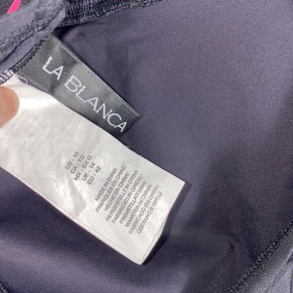 La Blanca Spectrum Multi Strap Cross Back One Piece  swimsuit - Picture 8 of 9